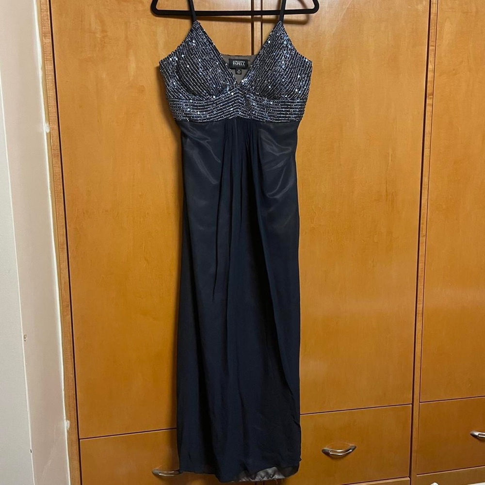 Vintage Blue Evening Gown